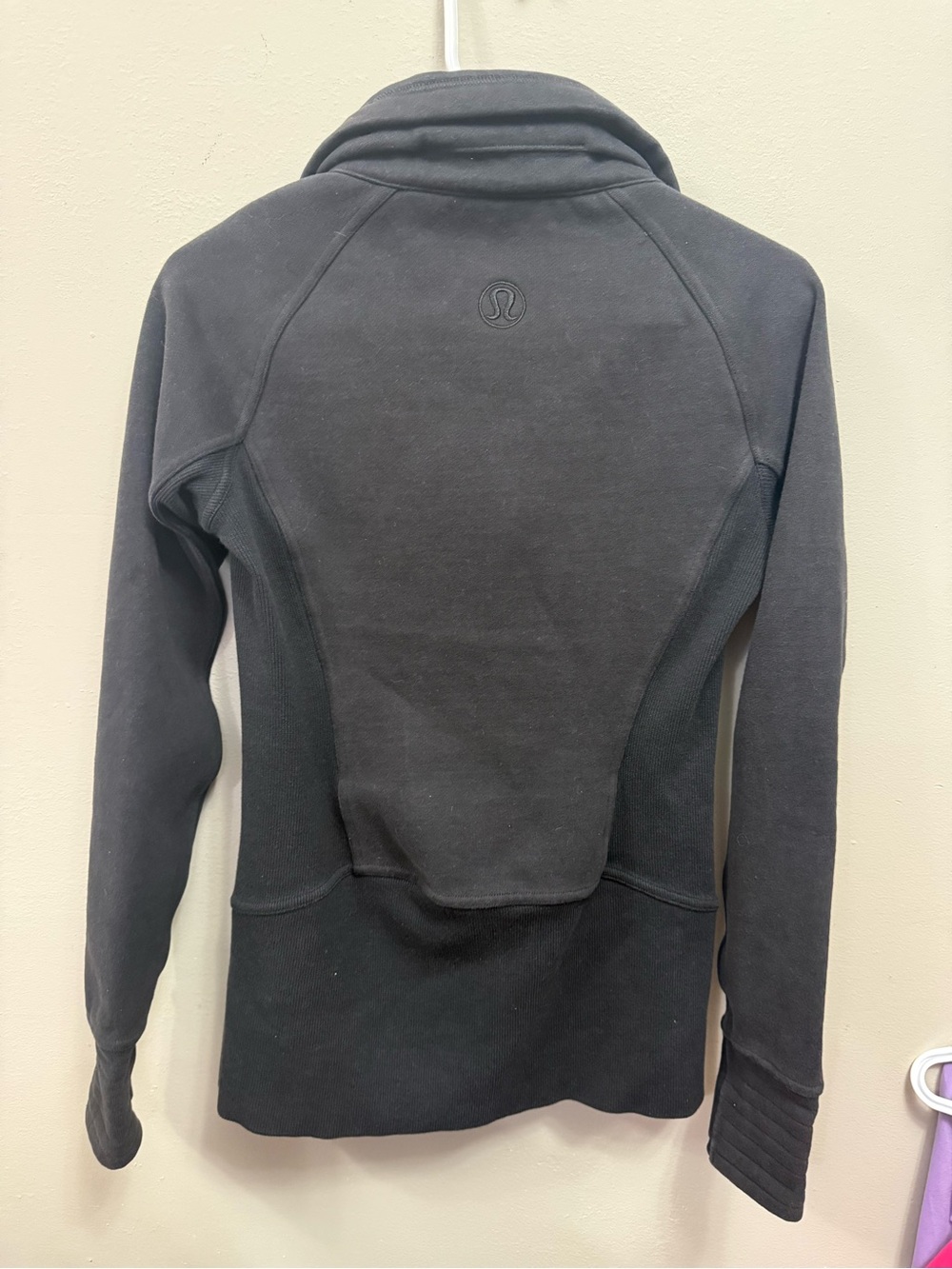 Lululemon Radiant Jacket Black Zip-Front Women's Size 4 - Picture 3 of 5